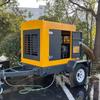 HP4 Yellow Vacuum Self-Priming Drainage Pump Truck for Agricultural Irrigation