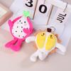 Süße Frucht Drachenfrucht Schlüsselanhänger Plüschtier Spielzeug Cartoon Durian Pitaya Flauschiger Schlüsselanhänger Anhänger Rucksack Anhänger Auto Tasche Dekoration Geschenk