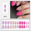 Almond Press On Nails Fake Nails Easter Glue On Nails Artificial Acrylic Nails 24pcs Stick On Nails for Women Girls