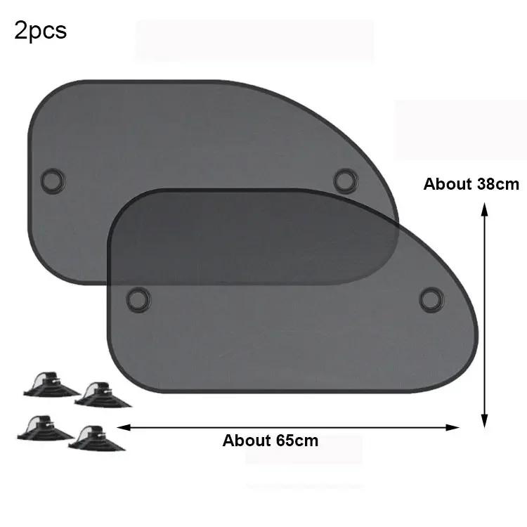Záclona do auta proti slunci na boční okno Přední Zadní okno Sluneční clona Léto Blokování UV záření Přísavka Závěsy do auta proti slunci