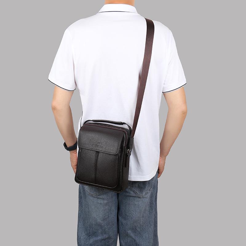 2025 Summer Men's Multifunctional Crossbody and Shoulder Bag: Casual, Large-Capacity Travel Bag