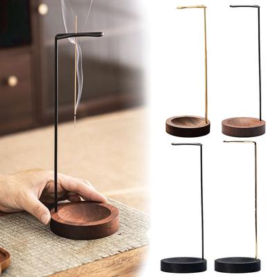 Incense Holder Aromatherapy Stand Upside Down Wooden Incense Burner Incense Plate Ash Catcher Buddhism Supplies Home Decors