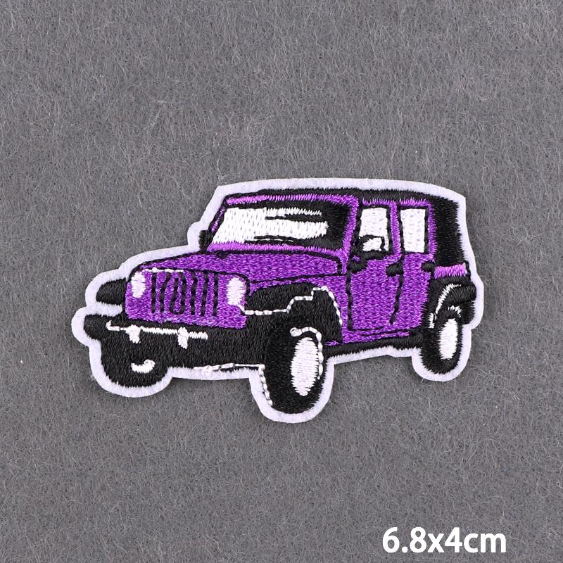 Purple Style Iron On Patch Thermoadhesive Patches For Clothes Anger Baby Girl Embroidery Patch For Hat/T-Shirt Fusible Sewing