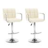 VidaXL Set of 2 Bar Stools, Pub Chair, Bistro Seat, Furniture for Dining Room Kitchen Living Room Home Interior, 323627