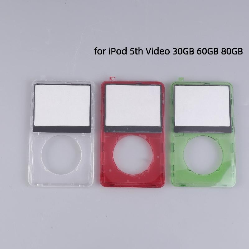Colorful Clear Transparent Front Housing Case Cover For Ipod Video 5Th Video 30Gb 60Gb 80Gb Mp3 Accessories