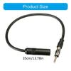 Car Radio Antenna Extension Adapter Cord, 35cm Cable Length for Better Signal Access Improved Reception In Remote Areas