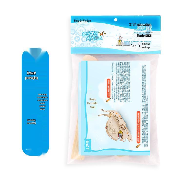 Kids DIY Bionic Electric Snail Science Kit - STEAM Educational Model