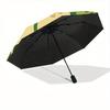 1pc Lotus Leaves Automatic Open/Close Umbrella, Portable Folding Umbrella for Travel, Themed Events, It Is Suitable As a Gift for Various Festivals, O