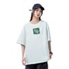 Li Ning T Shirts Unisex White Crew Neck Moderate Straight Fit AHST129-1