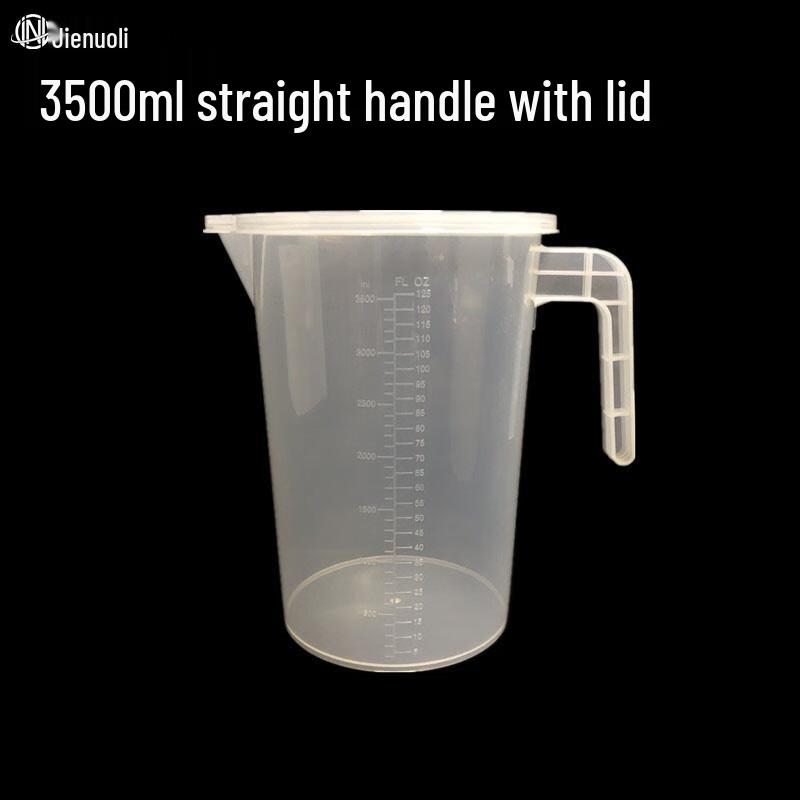 JNL N98680 Large Plastic Measuring Cups with Lids (5-Pack)