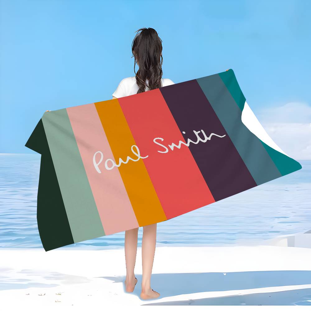 Fashion Brand Famous P-Paul S-Smith Anime Beach Swimming Towel Soft Absorbent Washcloth Children's Gifts For Travel Camping Gym