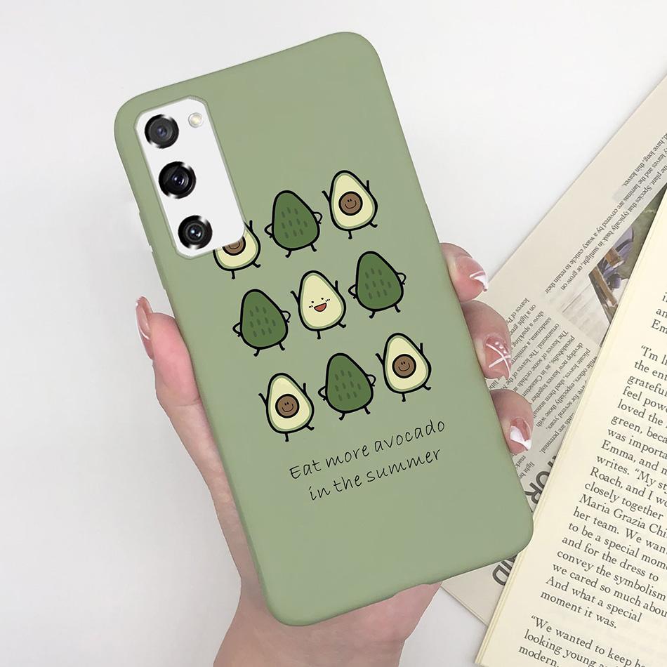 Case for Fundas Samsung Galaxy S20 FE S 20 FE S20FE Case Samsung S20 FE Phone Silicone Flower Cute Soft Back Cover Cases Bumper