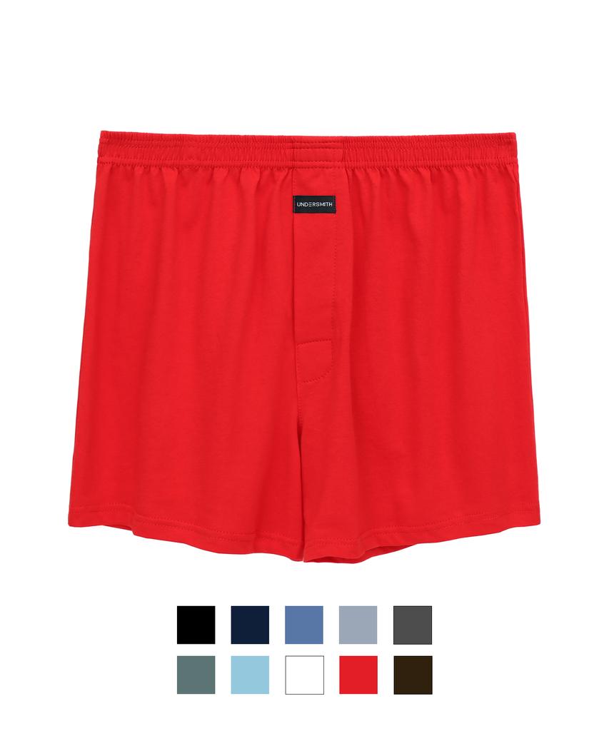 Eondeoseumiseu Daily Pure Cotton Spandex Men'S Boxer Shorts (Type A)