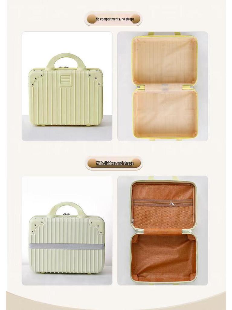 14" Women's Travel Makeup & Souvenir Box with Wheels