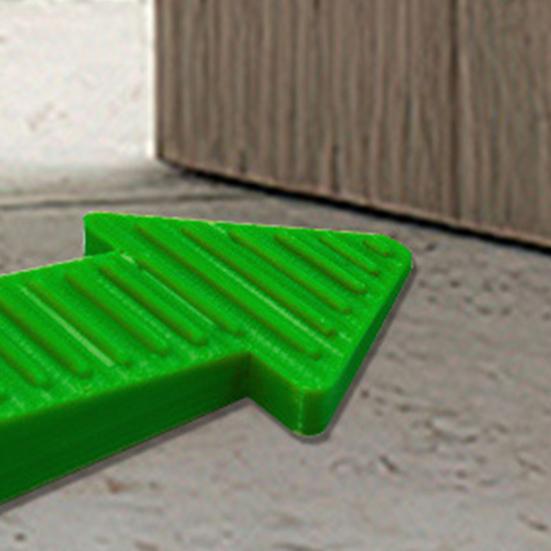 1/2/3Pcs Stackable Arrow Door Stopper Wedge Wall Protector Anti-slip Windproof No Drilling Anti-collision Carpet Tile Concrete Wooden Floor Doorstop