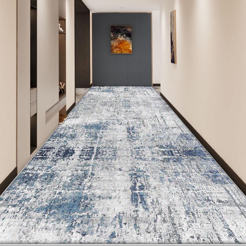 Modern Abstract Runner Corridor Carpet Living Room Decoration Home Hall Hallway Long Rugs Stairs Entryway Non-slip Anti Slip Mat