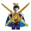 Three Kingdoms Five Tiger Generals Minifigure Set, Small Building Blocks Toy, Third-Party Licensed Figures with Mounts and Weapons