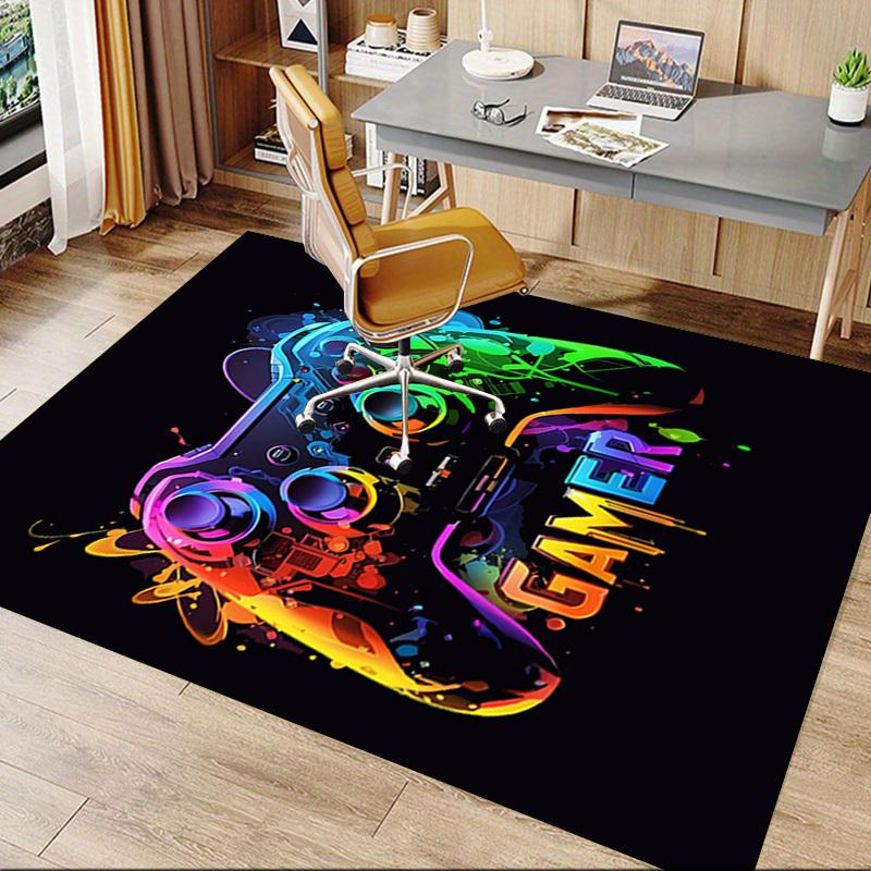1PC Gamer Controller Extra Large Non Slip Floor Carpet, Office, Family, Bedroom, Studio Large Area Rug Indoor Rugs