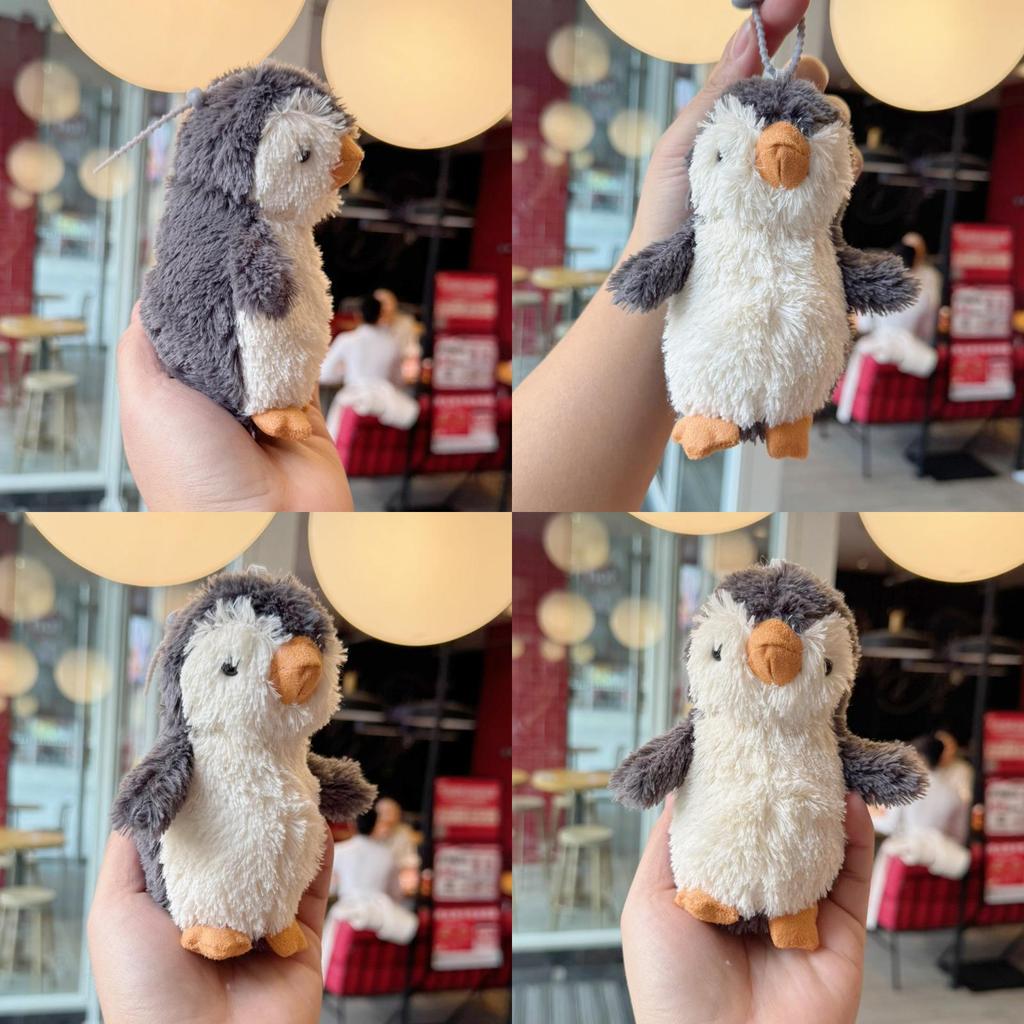Peanut Penguin Plush Keychain With Charm And Soft Short Plush For Bag Decor