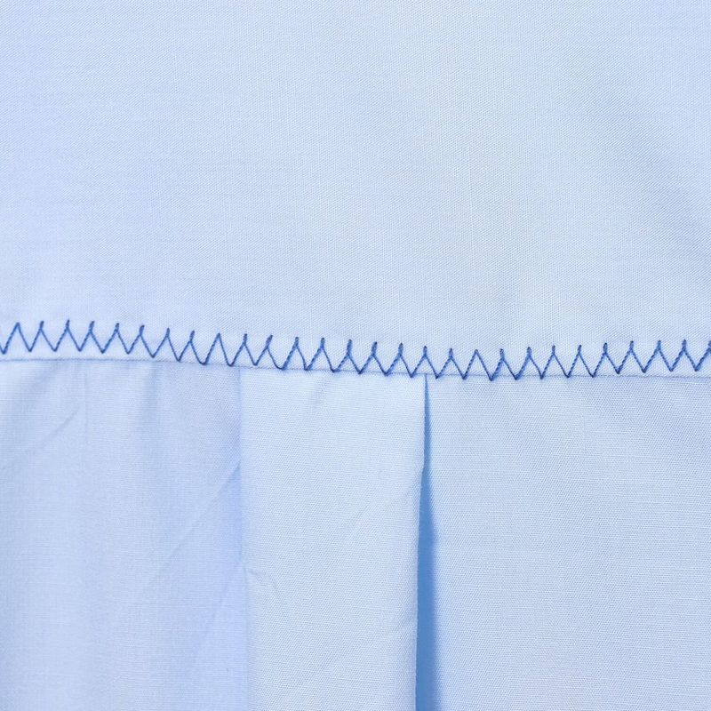 Kaslead New Women Clothes Western Style Fashion Bowknot Decoration Stripe Poplin Shirts 0387058