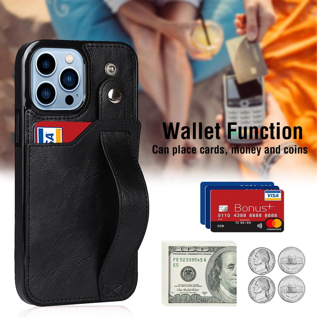 Nowe Etui na Telefon Komórkowy S24 Pasujące do Samsung A53 5g Etui Ochronne z Paskiem na Nadgarstek Etui Skórzane na Telefon Komórkowy XR z Miejscem na Kartę