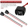 5202 PS24W H16 Female Wire Pigtail Two Harness Fog Light Bulb Connector Plug (PS24W 5202 H16)