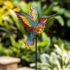 Colorful Insect Stake Metal Bee Garden Stake Animal Bird Snail Design Plant