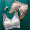 Hot Style Plus Size Lace Adjustable Wireless Bra for Women - Anti-Sagging, Beautiful Back Design