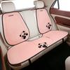 New Linen Cartoon Panda Car  Seat Cushion Non-slip Breathable Universal Car Seat Cover for Most Cars All Seasons Universal