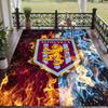 Soft Floor Carpet Aston Villa Football Pattern Area Rug Decorative Mat For Home Room Decoration
