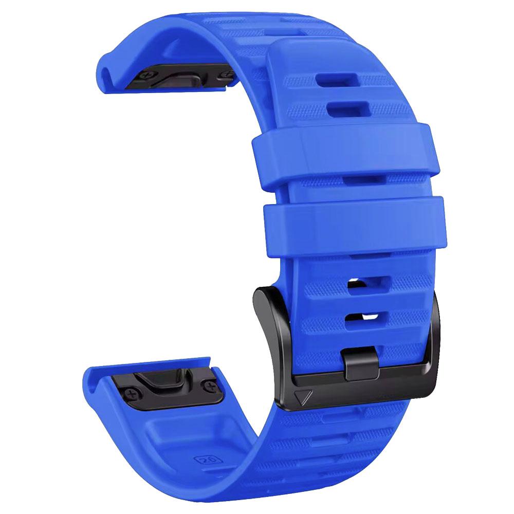 QuickFit 22mm 26mm Silicone Strap for Garmin Fenix 8pro 7 7X E 6X 6 Pro 5 5X Plus Epix/Enduro/Descent Mk2i/Instinct 3 Watchbands