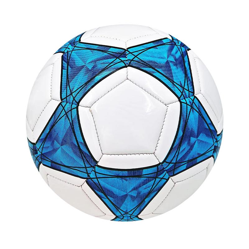 Size 5 PVC/PU Machine-Sewn Football for Adults and Students - Ideal for Competition and Training