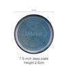 Creative and beautiful ceramic plates serving plate Retro tableware Western plate With steak for breakfast plates Japanese plate