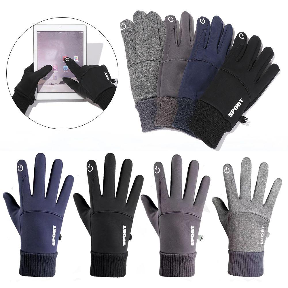 Fashion Warm Mittens Winter Glove Windproof Waterproof Full Finger Gloves TouchScreen Skin-friendly Cycling Gloves Motorcycle