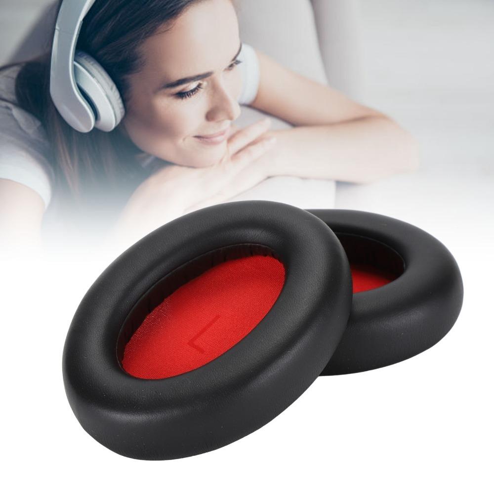 Noise Isolation Protein Leather Headphone Ear Pads for 1MORE SonoFlow Worn Ear Cushions Upgrade