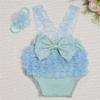 Photoshooting Props for Baby Shower Gift Newborn Costume Flower Headband Bowknot Lace Romper Dress Photography Clothing