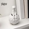 Pen Pencil Organizer 3D Printed Little Prince on Planet Holder, Multi-Functional Hollow Storage for Fine Detail Moon Pattern Decor Makeup Brushes,