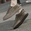 Fashion Genuine Leather Casual Skate Shoe Outdoor Outdoor High Quality Male Vulcanize Shoes New Fashion Men Tenis Footwear Mens Sneakers
