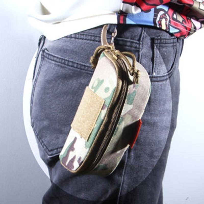 Sunglasseses Case Carrying Case Glasses Holder Waist Attachment For Camping Easy Opening Zip Pouch