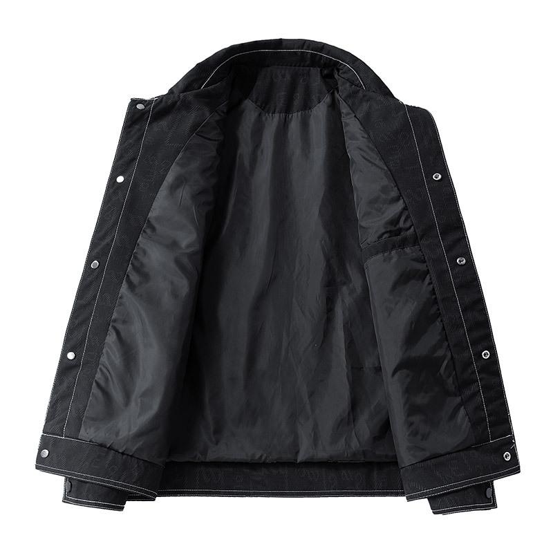 Corduroy Jacket Men's Spring and Autumn New Loose Lapel Workout Spring Top