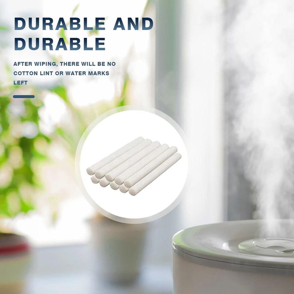 40Pcs Cotton Humidifier Sponge Sticks 8mm Air Humidifier Sponge  For USB Humidifier Aroma Diffuser