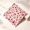 100Pcs Disposable Hamburger Paper Cake Wrapping Paper Oil-Resistant Coated Food Wax Paper Sandwich Wrapping Papers