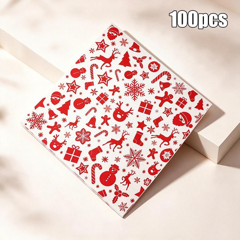100Pcs Disposable Hamburger Paper Cake Wrapping Paper Oil-Resistant Coated Food Wax Paper Sandwich Wrapping Papers