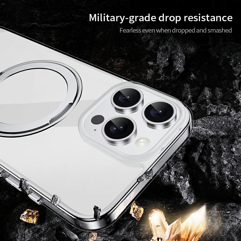 XUNDD Zero Sense Series For iPhone 16 Pro Max Case Compatible with MagSafe Rotating Kickstand PC+TPU Phone Cover