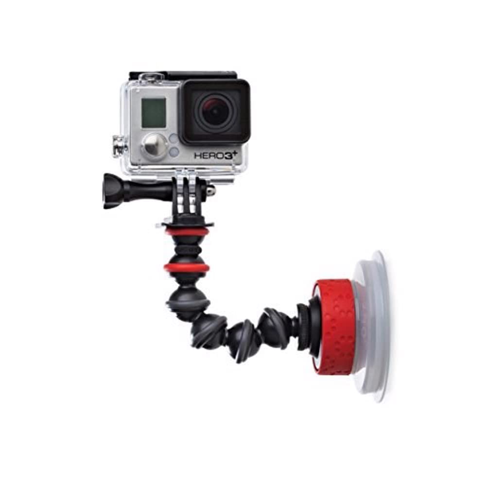 

JOBY GoPro HERO5 Accessories Suction Cup Gorillapod Arm 013295 & Black/Red