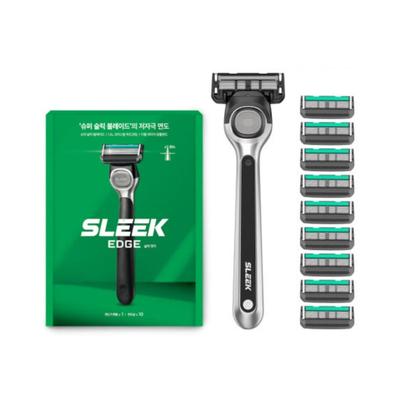 Ξυράφι Ξυρίσματος Dorco Sleek Edge με 1 Λαβή + Σετ 10 Φυσίγγια
