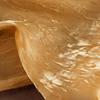 Golden Yellow Water Ripple Pleated Crepe Fabric Creative Three-dimensional Reflective Texture Fabric DIY Dress Stage Costume