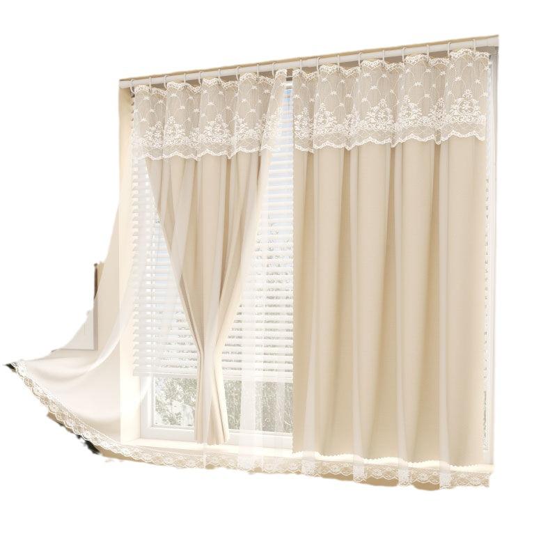 Punch-Free Solid Color Blackout Curtains for Dorms & Bedrooms