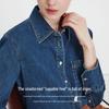 Navigare Women's Slim-Fit Cotton Denim Shirt