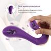 G-Punkt-Kaninchenvibrator mit Heizfunktion, Kaninchenohr zur Klitoris-G-Punkt-Stimulation, wasserdichter Dildovibrator
